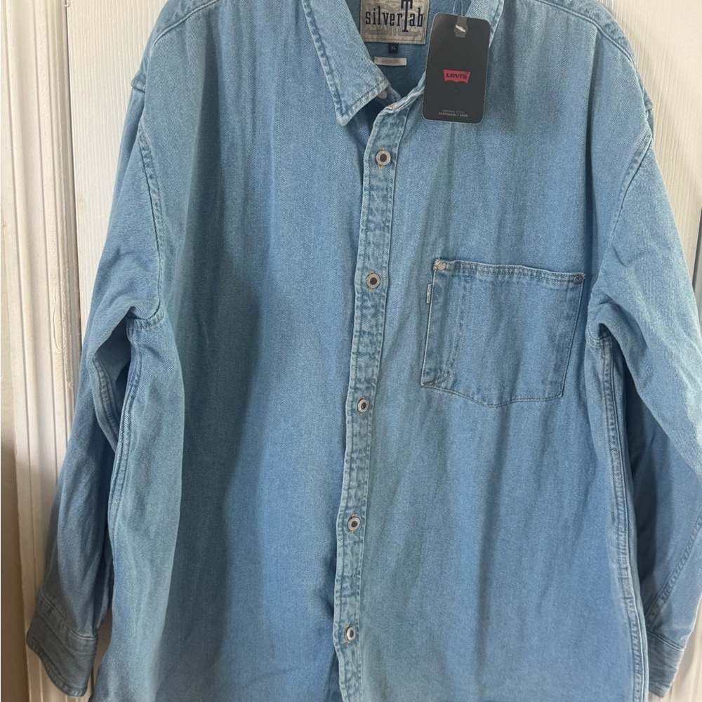 Levi's Light Wash Denim Shirt Jacket